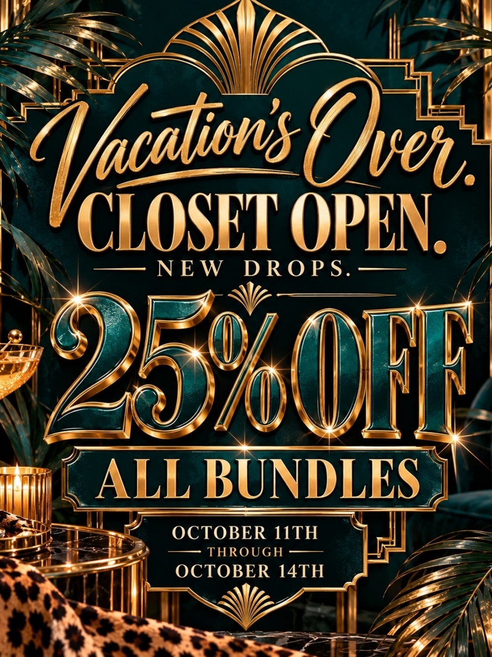 Vacation's Over Closet Open 25% Off All Bundles –